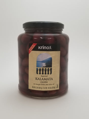 Krinos Kalamata Olives 2lb - Nick's International Foods