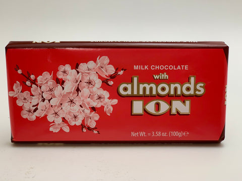 ION Milk Chocolate w/Almonds 100g - Nick's International Foods