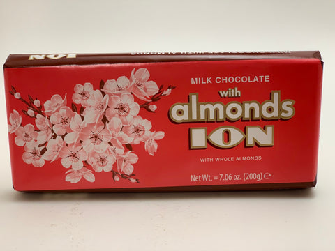ION Milk Chocolate w/Almonds 200g - Nick's International Foods