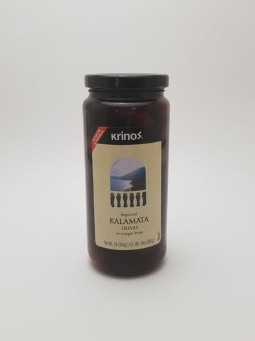 Krinos Kalamata Olives 1lb. - Nick's International Foods