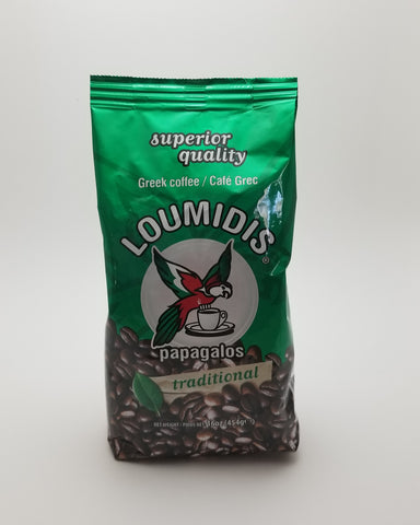 Loumidis Papagalos Greek Coffee 1lb. - Nick's International Foods