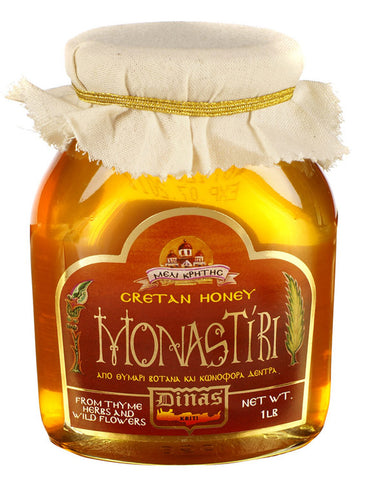 Κρητικό μέλι Μοναστηρίου Βάζο 1lb