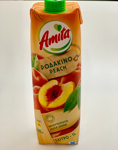 Amita Peach Juice 1L - Nick's International Foods