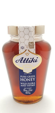 Attiki Pure Greek Honey 16oz - Nick's International Foods