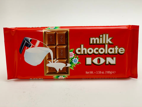 ION Milk Chocolate Bar 100g - Nick's International Foods