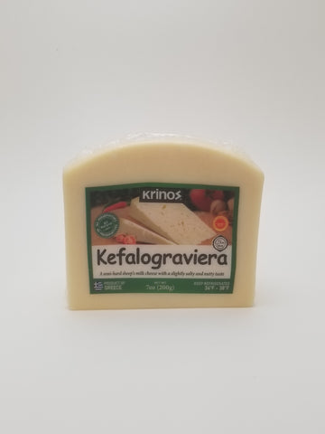 Krinos Kefalograviera 200g Wedge - Nick's International Foods