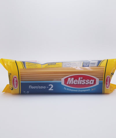 Melissa #2 Greek Macaroni Pastichio Pasta Noodles 1lb - Nick's International Foods