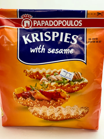 Papadopoulos Krispies w/Sesame 200g